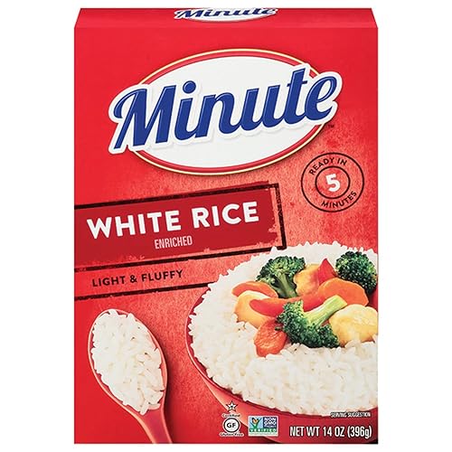 Minute Instant Rice, White, 14 oz (Pack of 12)