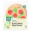 365 by Whole Foods Market, Organic Rustic White Pizza Crusts, 7 Inch, 2 Count, 3.5 Ounce
