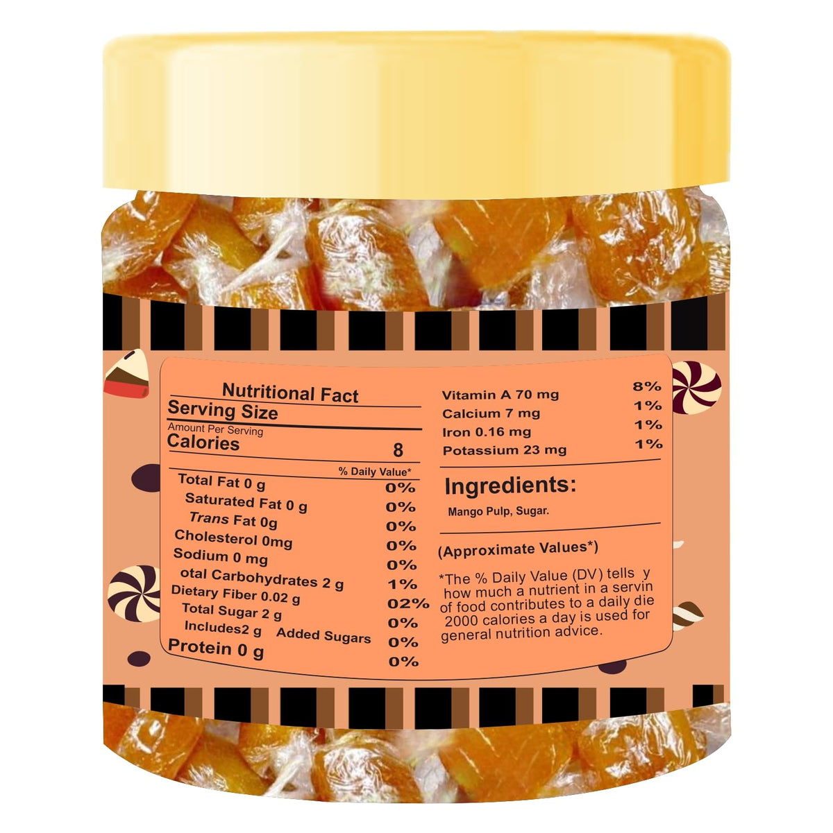 Awzlwn Indian Taste Candy (1.76 OZ / 50 GM, Meetha Aam Papad)