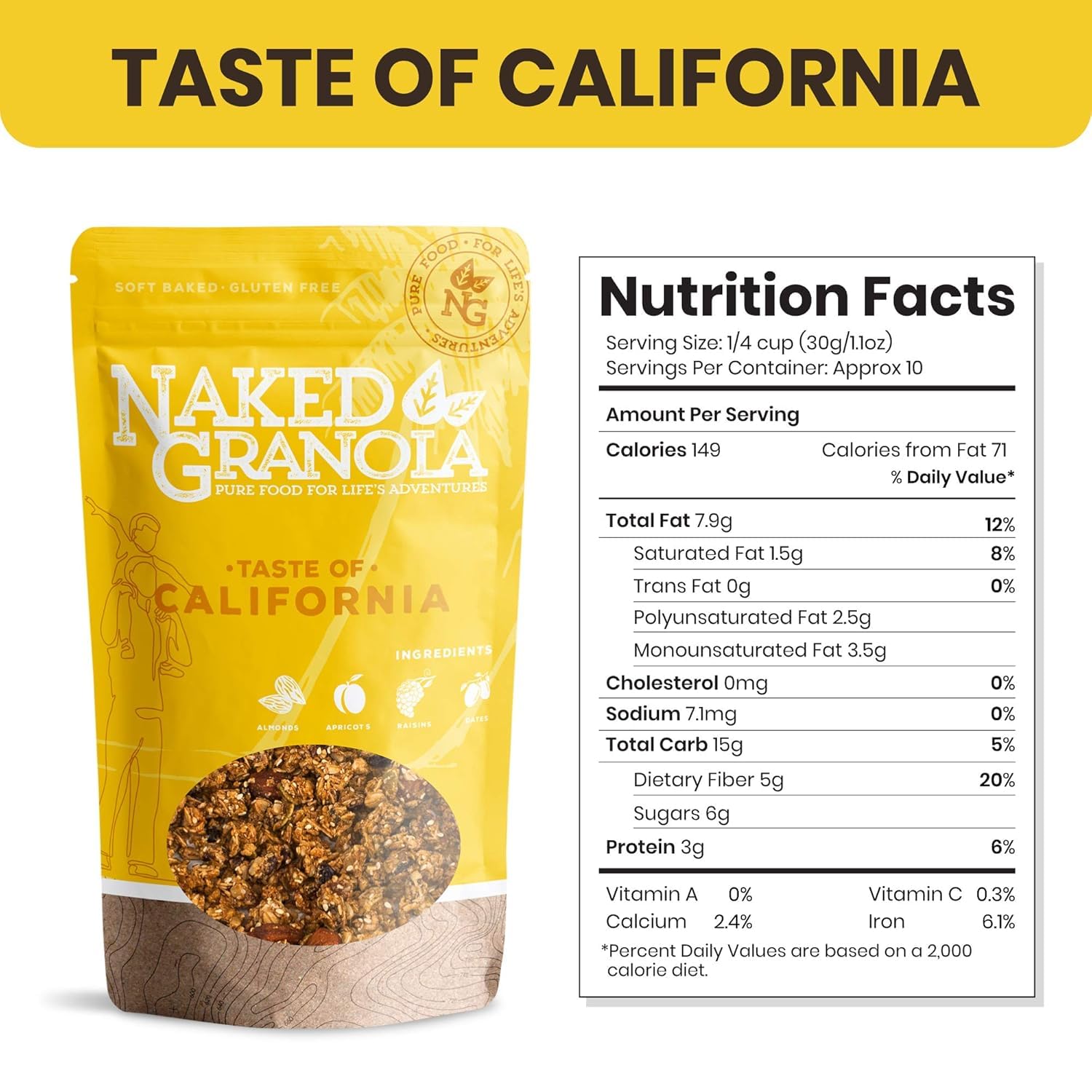 Naked Granola Gluten-Free Taste of California