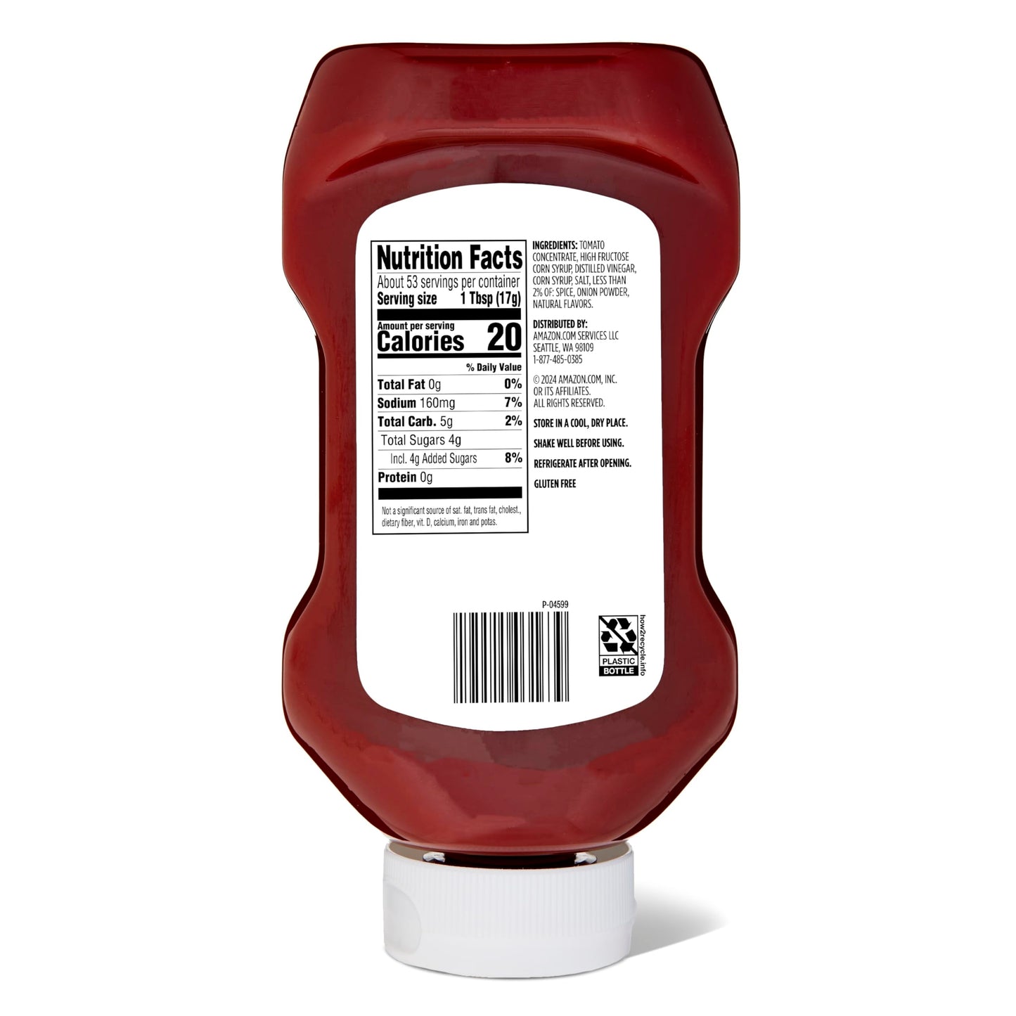 Amazon Grocery, Tomato Ketchup, 32 Oz