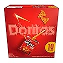 Frito-Lay Doritos Tortilla Chips Nacho Cheese Bags, 1 Oz, 10 Ct