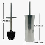 Vince Camuto Toilet Bowl Brush with Holder, Durable Bathroom Cleaning Tool, Modern Design for Easy Toilet Maintenance, Bathroom Cleaner Brush