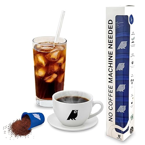 Modern Hippi Premium Instant Coffee Pods for Hot or Cold Brew Style Drinks No Sweat Medium Roast 70% | 100% Arabica Specialty Beans | No Machine
