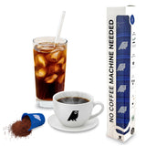 Modern Hippi Premium Instant Coffee Pods for Hot or Cold Brew Style Drinks No Sweat Medium Roast 70% | 100% Arabica Specialty Beans | No Machine