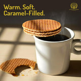 Dutch Waffle Company Cinnamon Stroopwafel Flavored Ground Coffee, 12 oz, Arabica Coffee with Caramel, Brown Sugar & Butter Cookie Notes, Limited