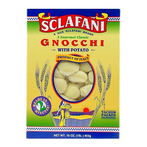 Potato Gnocchi Twelve (12) Vacuum Packed 16 ounce pouches