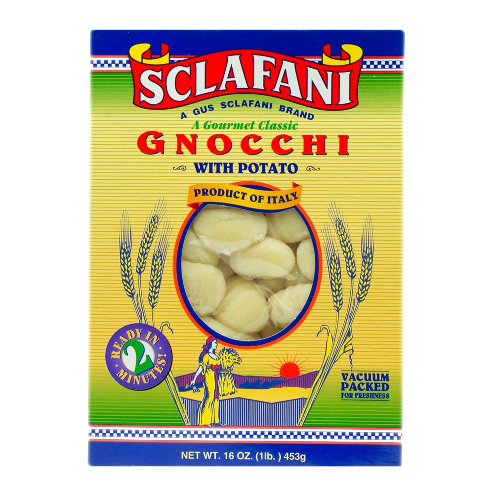 Potato Gnocchi Twelve (12) Vacuum Packed 16 ounce pouches