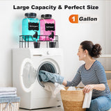 128OZ Laundry Detergent Dispenser, Glass Liquid Laundry Soap Dispenser, 2 Pack Fabric Softener Dispenser for Laundry Room