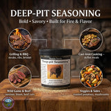 Montana Original Western Rub Seasoning - Deep Pit Gourmet 32 oz Jar - Bounty Foods Bring Out Natural Flavors of Meat - Buffalo - Pork - Beef - Fish