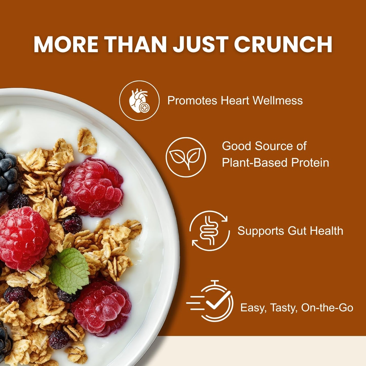 Erin Baker’s Homestyle Fruit and Nut Granola with Ancient Grains - Made from Natural Ingredients, Crunchy Texture, Versatile Snack or Cereal - Vegan