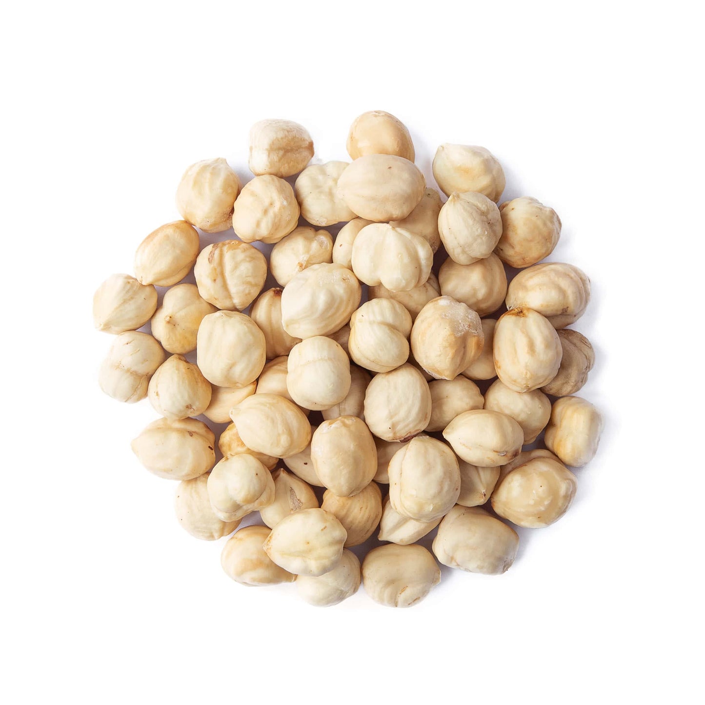 Food to Live Blanched Hazelnuts, 8 Oz Raw Whole Filberts, No Skin, Unsalted, Unroasted Nuts, Vegan Snack, Kosher. Keto. Good Source of Vitamins
