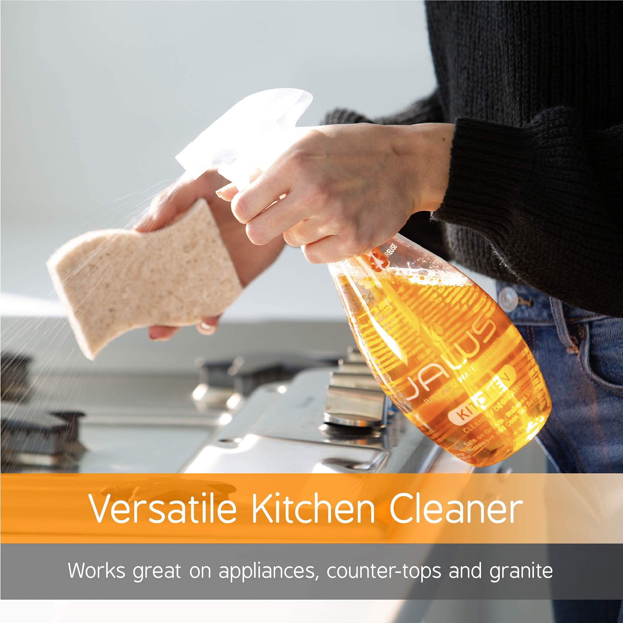 JAWS Kitchen Cleaner Refill Pack. Includes 2 Refill Pods. Refillable Cleaning Supplies.