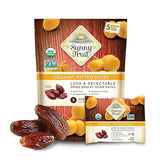 Sunny Fruit Organic Dried Pitted Deglet Nour Dates - 1 Bag (5 Individual Portion Packs) | No Preservatives, No Sugar Added | Healthy, Convenient