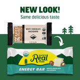 Kate’s Real Food Organic Granola Bars - White Chocolate Macadamia (2.2 oz, Pack of 12) - Organic Energy Bars with Non GMO All Soy Free Free Oats
