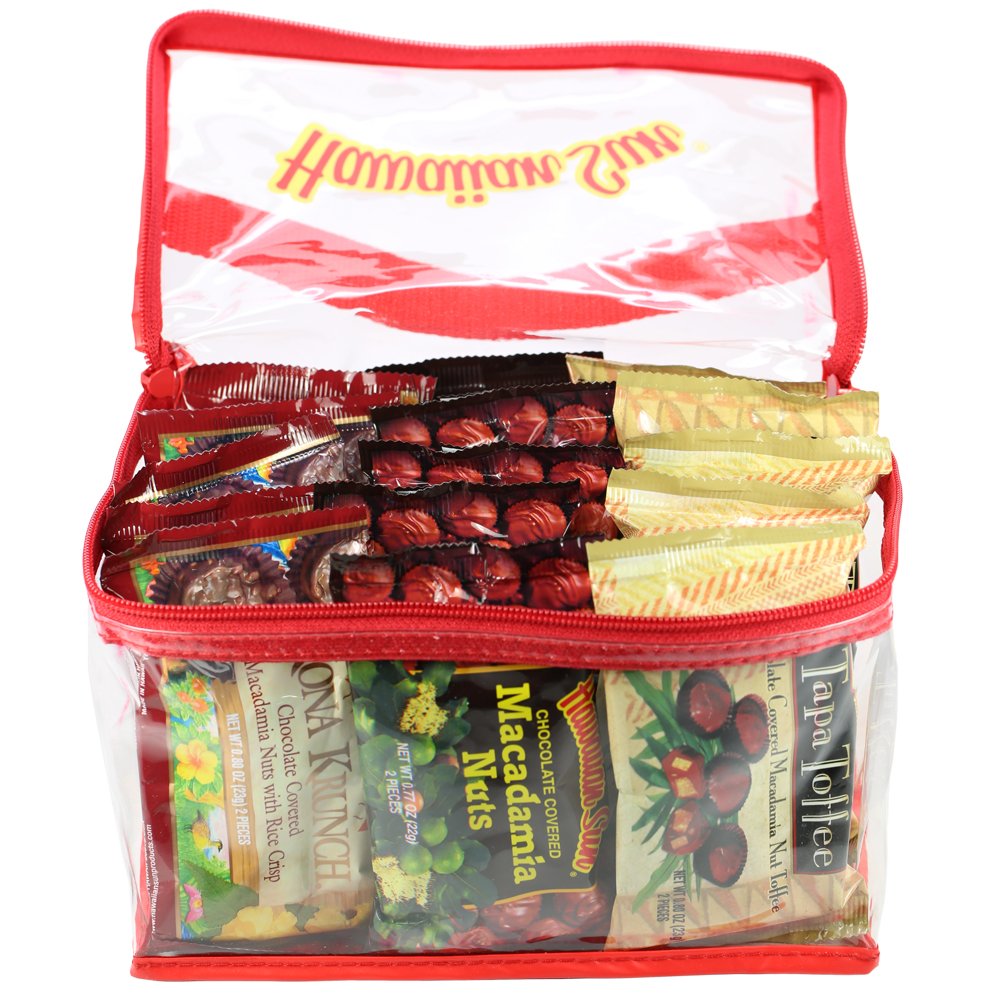 Hawaiian Sun Variety Bag with Chocolate Macadamia Nuts, Tapa Toffee, and Kona Krunch
