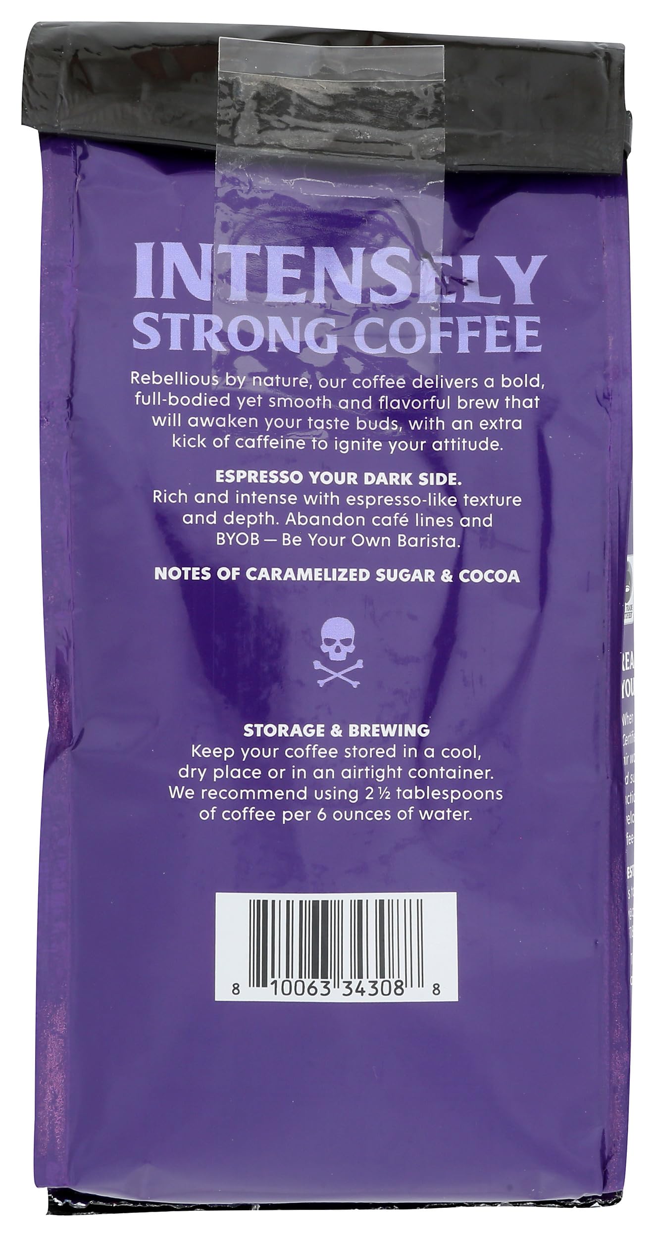 Death Wish Coffee Co Organic Espresso Roast Ground Coffee, 9 OZ
