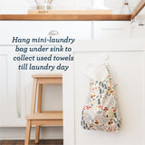 Esembly Paperless Towel Roll - Reusable Kitchen Towels 12-Pack Washable Cotton with Laundry Bag & Hook - Zero-Waste, Absorbent, Washable - Fantastic