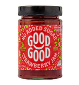 GOOD GOOD No Added Sugar Fruit Jam Variety Pack of 4 - Keto Friendly Jelly - Strawberry, Blueberry, Raspberry and Cherry Jam - Low Carb, Low-Calorie