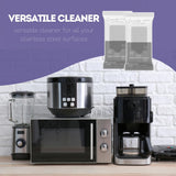 Swanky Stainless Steel Cleaner Wipes - Grime & Grease Remover Kitchen Cleaning Supplies - Clean & Shine, For Stove Top, Refrigerator, Sink, Oven