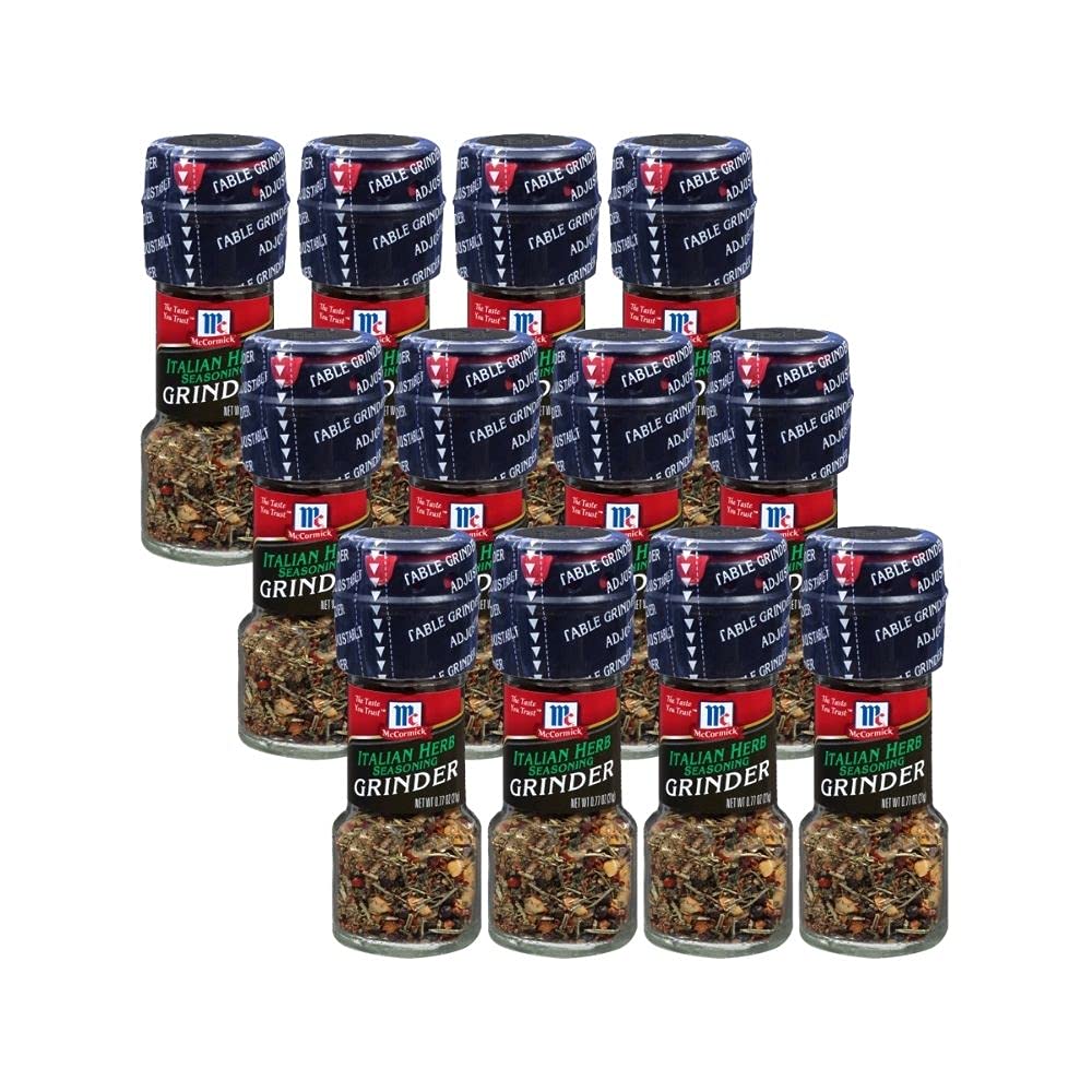 McCormick Grinder Italian Herb Seasoning 0.77 Ounce (Pack of 12)