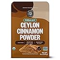 FGO Organic Ceylon Cinnamon Powder, 8oz Pure Sri Lanka Cinnamon for Spice & Seasoning, Great for Baking, Cooking, & Drinks, Additive Free, Non-GMO