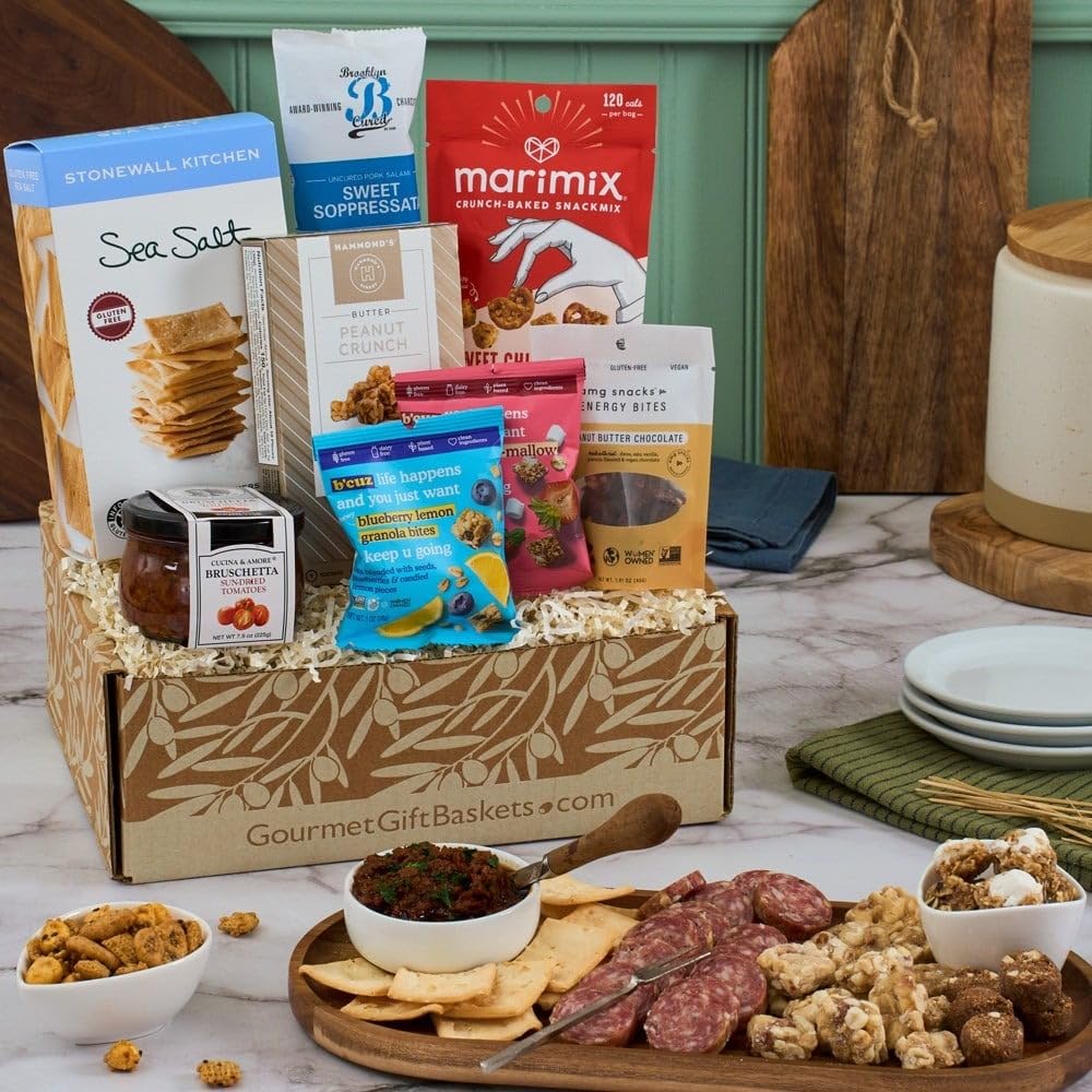No Gluten Gift Basket of Gluten Free Foods by GourmetGiftBaskets.com