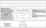 White Sprinkles Jimmies 3.17 oz, Sprinkles For Cake Decorating, Cake Sprinkles, Sprinkles For Baking, Ice Cream & More, The Hampton Candy Company
