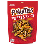 P-Nuttles Sweet & Spicy Snack Mix, 14oz Resealable Bag (Pack of 1) - Butter Toffee Covered Peanuts w/ Sesame Sticks, Chili Crescents, Corn Sticks