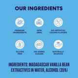 Magnolia-Star Pure Vanilla Extract, 16 oz., Made from Hand-Selected Madagascar Bourbon Beans, Non-GMO and Gluten-Free Baking Vanilla (8oz. Bottles, 2