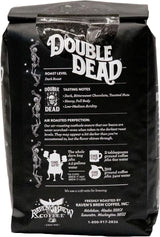 Raven’s Brew Coffee - Double Dead™ - Dark Roast, Naturally High Caffeine (Ground, 2 lb)