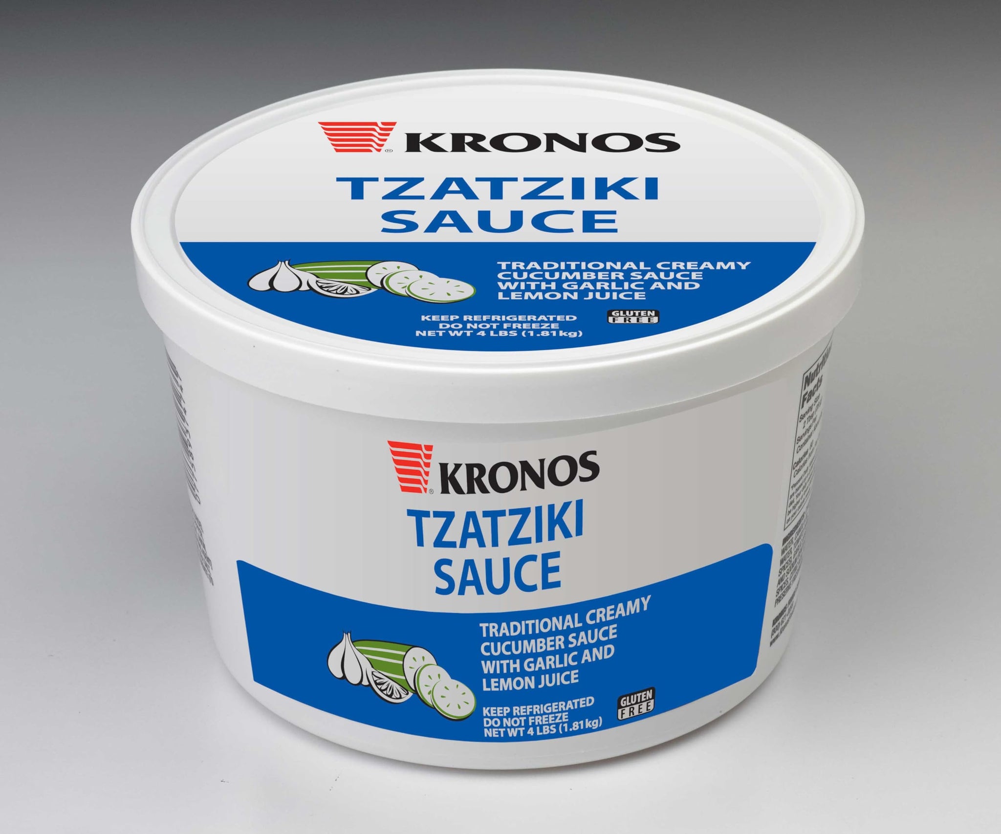 Krono Tzatziki Sauce, 0.5 Gallon -- 4 per case.