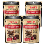 Dave's Sweet Tooth Toffee - Dark Chocolate Cherry Toffee Gift Set (4 oz. x 4) - Handmade Dark Chocolate Covered Cherries Toffee with Real Butter, Real