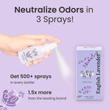 Whift by LUXE Bidet Deodorizing Spray, Odor Eliminator, Bathroom Essential, Travel Size, TSA Safe Before You Go Toilet Spray, English Lavender, 60mL
