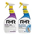 RMR Defend & Detail Duo - RMR-141 EPA Registered Mold & Mildew Spray + Glass & Surface Cleaner/Repellent, 2-Step Clean & Protect System for Glass