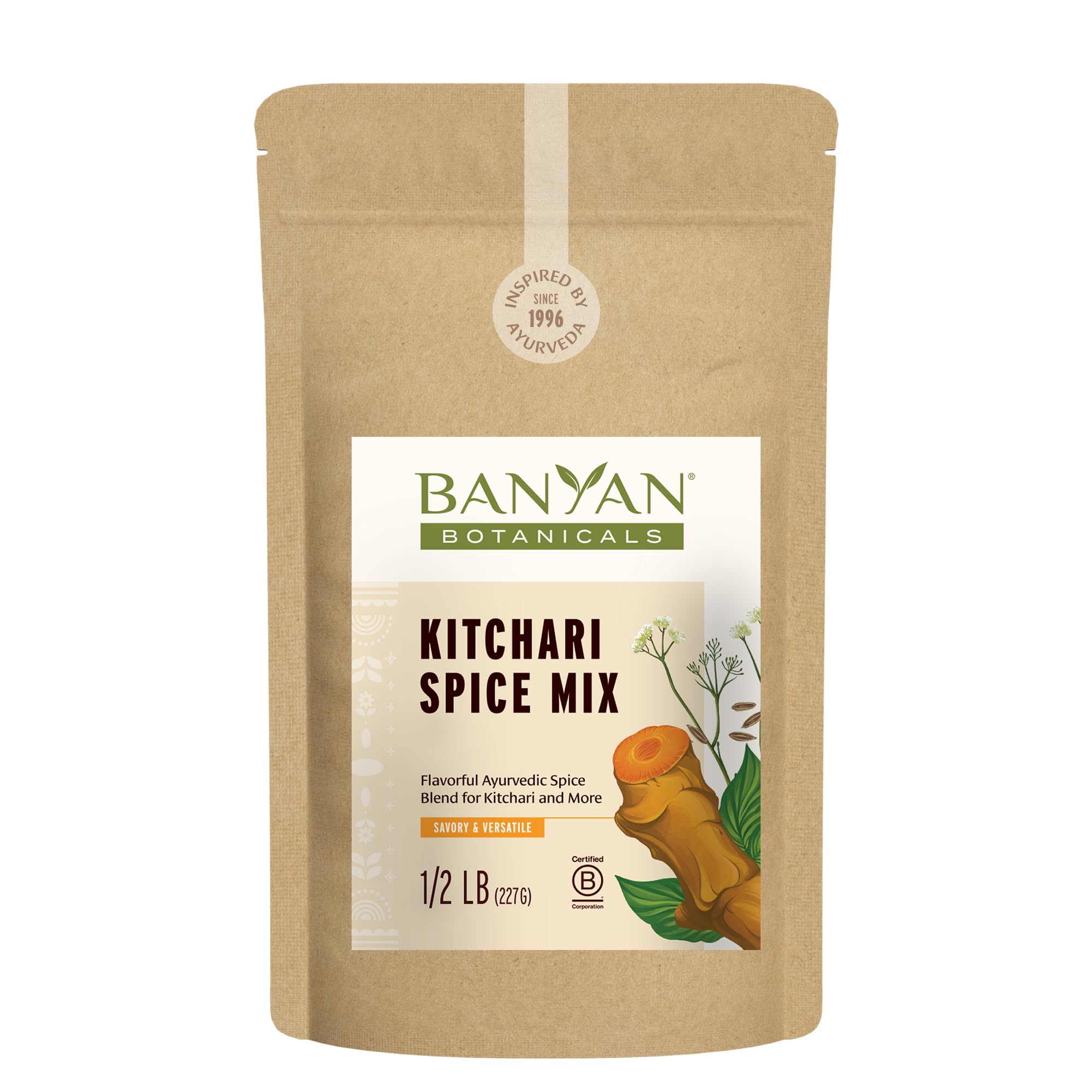 Banyan Botanicals Kitchari Spice Mix - Ayurvedic Kitchari Seasoning Made with Organic Herbs & Spices - for Ayurvedic Cleanses & Digestive Health