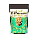 Glassy Brown Cookies - Banana Pudding Cookie Mix | Soft Cookies Variety Pack | Banana Flavor Edible Cookie Dough Bites | Butter Cookies With No Preservatives | Banana Baking Mix Pack - 14.6 OZ (416g)