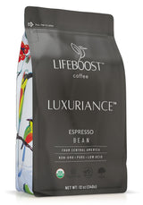 Lifeboost Organic Espresso Whole Bean Coffee - Low Acid Espresso Coffee, Non-GMO, USDA Organic, Single Origin, Third-Party Tested for Mycotoxins