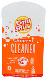 Lemi Shine Garbage Disposal Cleaner and Deodorizer Powered By Citric Acid | Foam Cleaner For Kitchen Garbage Disposal with a Natural, Fresh Lemon