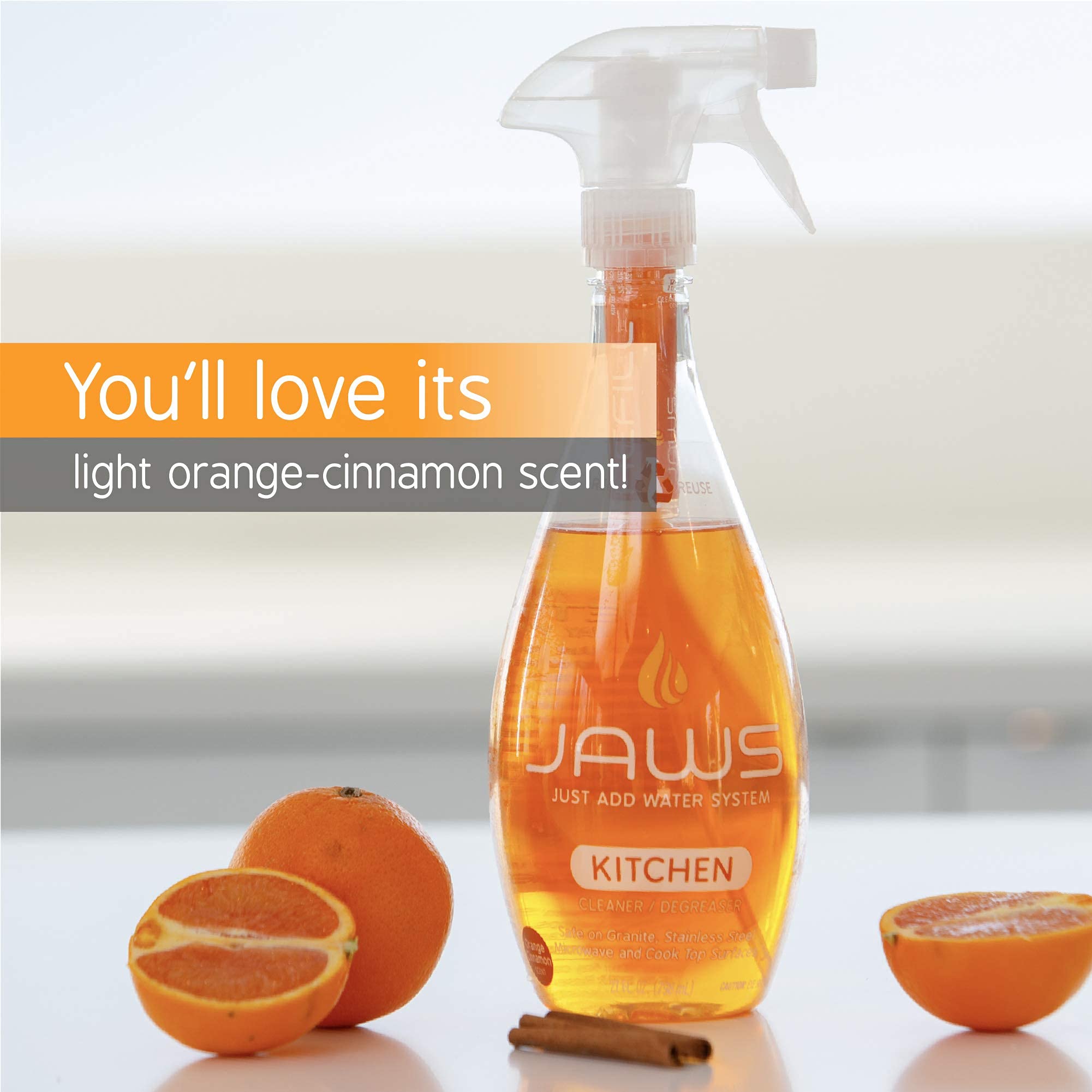 JAWS Kitchen Cleaner Refill Pack. Includes 2 Refill Pods. Refillable Cleaning Supplies.