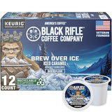 Black Rifle Coffee Company Iced Caramel Coffee K-Cup - Limited Edition, Smooth Caramel Flavor with Buttery Finish, Hot Brew for Iced Coffee, Rounds
