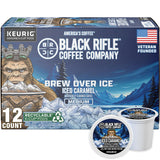 Black Rifle Coffee Company Iced Caramel Coffee K-Cup - Limited Edition, Smooth Caramel Flavor with Buttery Finish, Hot Brew for Iced Coffee, Rounds