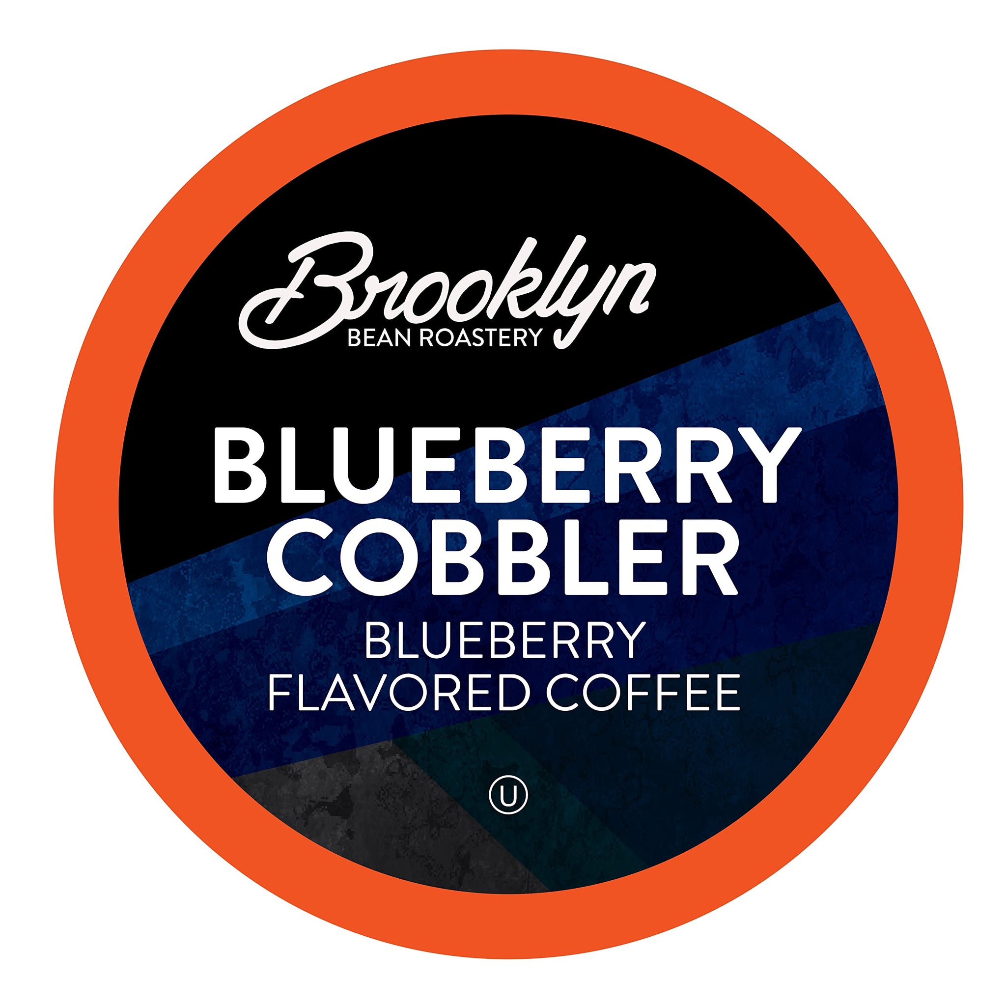 Brooklyn Beans Blueberry Cobbler Coffee Pods, Flavored Gourmet Pack, 40 Count - Compatible with Keurig 2.0 K Cup Brewers - Premium Quality, Rich