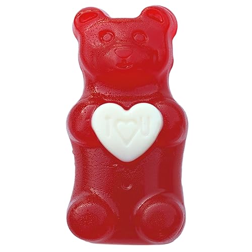 The Original "I Love You" Giant Gummy Bears!™ from GGB Candies (Watermelon, 1 Pound)