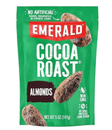 Emerald Nuts Cocoa Roast Almonds (1-Pack), 5 Oz Resealable Bag, Kosher Certified, Non-GMO, Contains No Artificial Preservatives, Flavors or Synthetic