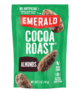 Emerald Nuts Cocoa Roast Almonds (1-Pack), 5 Oz Resealable Bag, Kosher Certified, Non-GMO, Contains No Artificial Preservatives, Flavors or Synthetic