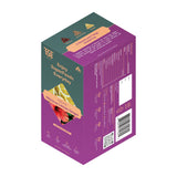 108 LIFE Natural Hibiscus Tea Bags | Lemon Ginger Tea | Herbal Tea | 100% Natural | Caffeine Free | Supports Digestion & Immunity | Biodegradable
