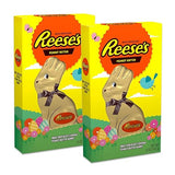Snackivore Easter Candy Reese Chocolate Easter Bunny Bulk 2 Pack. Golden Bunny Easter Reeces, Easter Hershey Chocolate Easter Bunny Candy, Easter