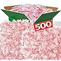 Peppermint Mini Candy Canes, Individually Wrapped, Bulk Christmas Candy | (500 - Count)