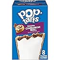 Pop-Tarts Toaster Pastries, Breakfast Foods, Kids Snacks, Frosted Cinnamon Roll (8 Pop-Tarts)